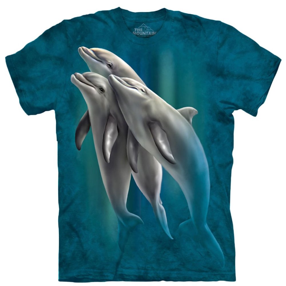 The Mountain - Three Dolphins Men's T-Shirt